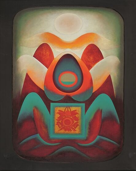 Gulam Rasool Santosh, ‘Untitled (Shiva-Shakti Series)’, 1971