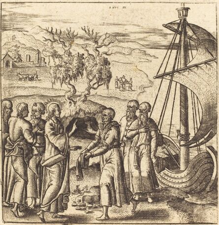 Léonard Gaultier, ‘Christ the Teacher’, probably c. 1576/1580
