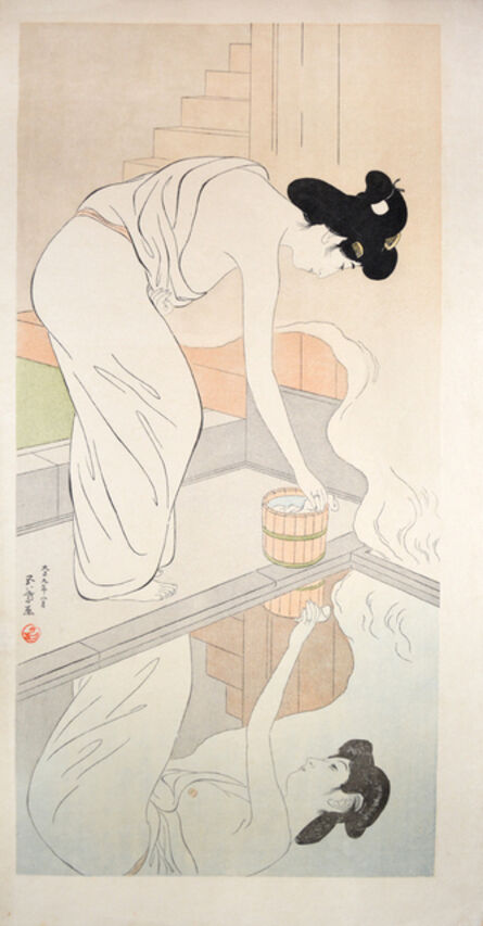 Goyo Hashiguchi, ‘Woman at the Hot Spring’, 1920