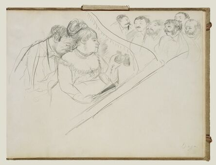 Edgar Degas, ‘Opera Boxes’, 1877