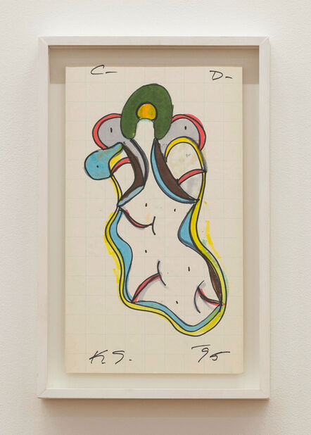 Keith Sonnier, ‘Cat Doucet Drawing X (Cat Doucet Series)’, 1995