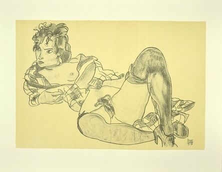 Egon Schiele, ‘Reclining Woman’,  2007