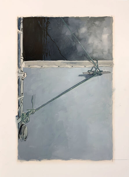 Jenny Brillhart, ‘Blue Dock, Cleat, and Diagonal’, 2020