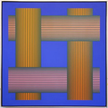 Richard Anuszkiewicz, ‘Translumina with Deep Blue (No. 839)’, 1986
