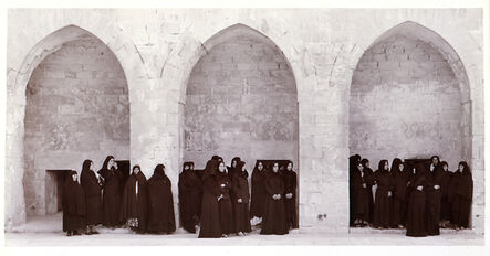 Shirin Neshat, ‘Solilioqy Series (Veiled women in three arches)’, 1999