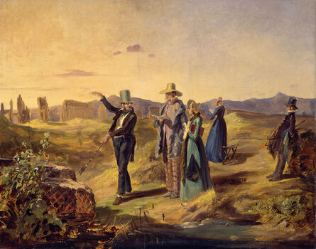Carl Spitzweg, ‘Englishmen in Campagna’, ca. 1835