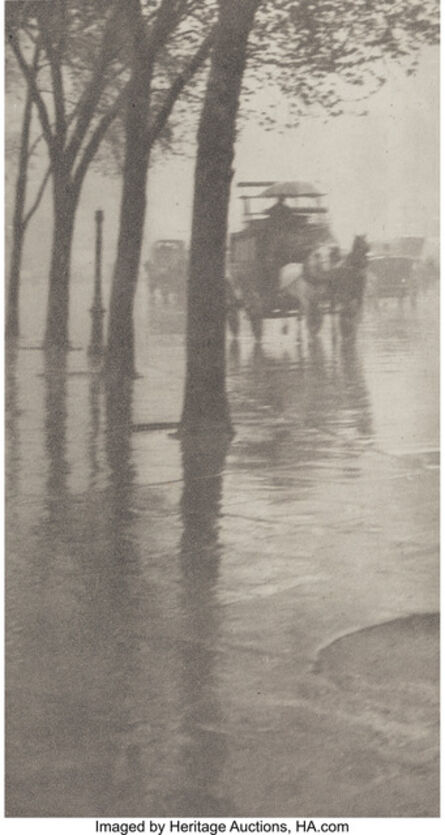 Alfred Stieglitz, ‘Spring Showers, the Coach’, 1899-900