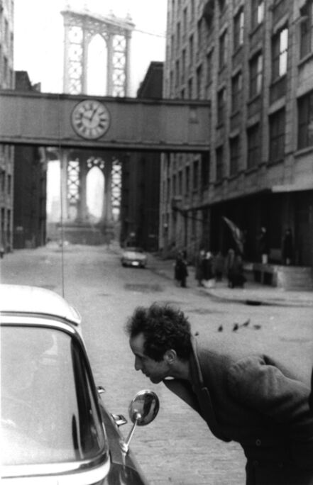 John Cohen, ‘Robert Frank, the Manhattan Bridge - Pull My Daisy’, 1959