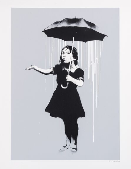 Banksy, ‘Nola (White Rain) (Signed)’, 2008