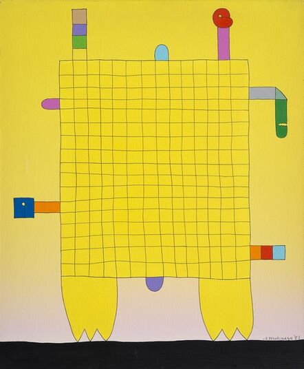 Sadamasa Motonaga, ‘Yellow Amime ’, 1981