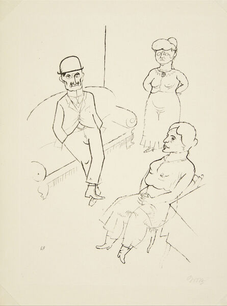 George Grosz, ‘Quarrel’, 1921