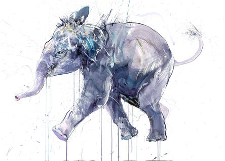 Dave White, ‘Young Elephant I DD (small)’, 2020
