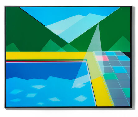Niko Luoma, ‘SELF-TITLED ADAPTATION OF HOCKNEY'S PORTRAIT OF AN ARTIST (POOL WITH TWO FIGUIRES)(1992)’, 2019