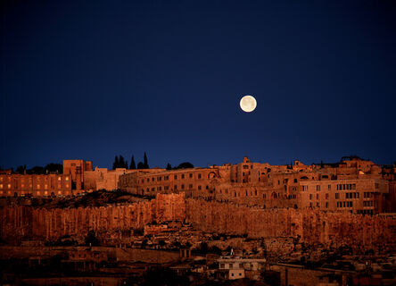 Neil Folberg, ‘Moonset over Old City, Jerusalem’, 1983
