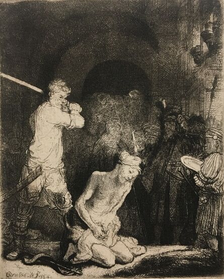 Rembrandt van Rijn, ‘The Beheading of John the Baptist (La Décollation de Saint Jean-Baptiste)’, 1640