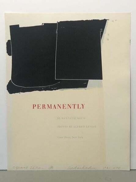 Alfred Leslie, ‘Permanently’, 1961