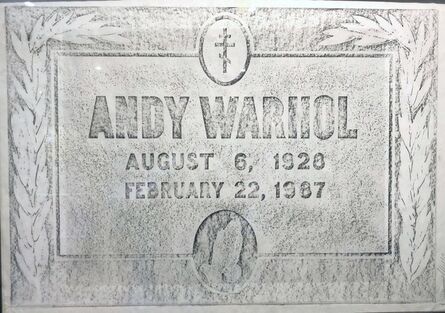 Trey Speegle, ‘Warhol Grave Rubbing’, 2004