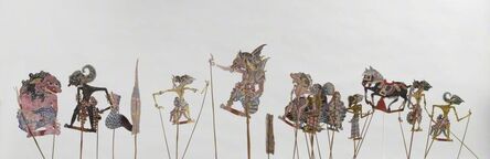 ‘Ensemble of Wayang Kulit shadow figures’, End of 19th century