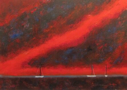 William Irvine, ‘Evening Harbor’, 2013