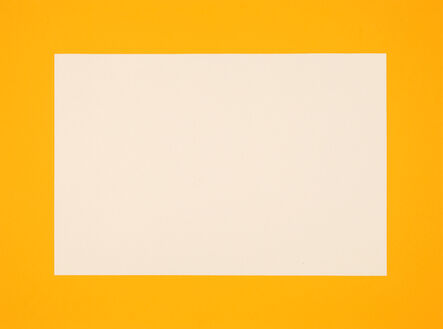 Donald Judd, ‘no title - sheet 6 from "Set of 6 woodcuts printed in Cadmium Yellow Light, Cadmium Yellow and Cadmium Yellow Deep"’, 1988 -1990