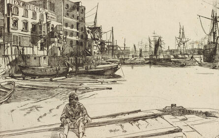 James Abbott McNeill Whistler, ‘Eagle Wharf (Tyzac Whiteley and Co.)’, 1859