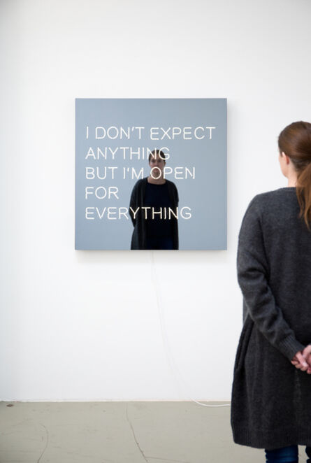 Jeppe Hein, ‘I DON’T EXPECT ANYTHING  BUT I’M OPEN FOR EVERYTHING’, 2014