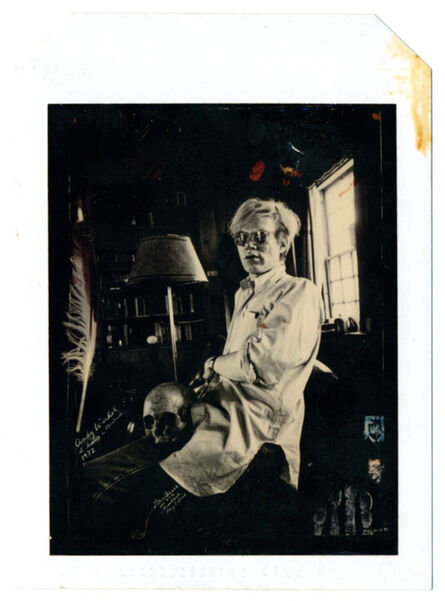 Peter Beard, ‘Andy Warhol at Home with Skull 1972’, 1990