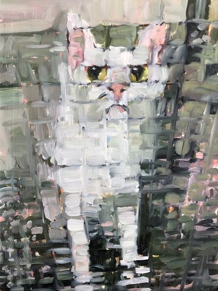 Katherine Bull, ‘Cat behind glass’, 2020
