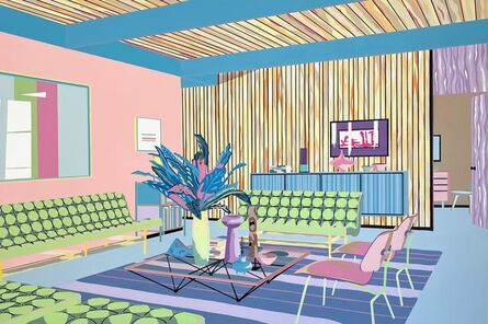 Michael Callas, ‘Living Room in Pastel’, 2021