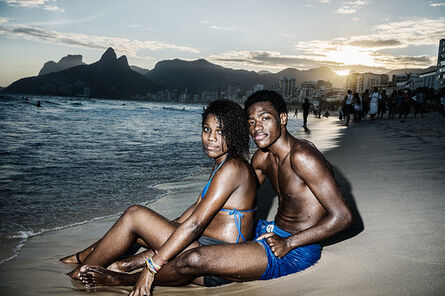 Wayne Lawrence, ‘Christiano and Gecyane, Ipanema Beach, Rio de Janeiro, Brazil,’, 2014