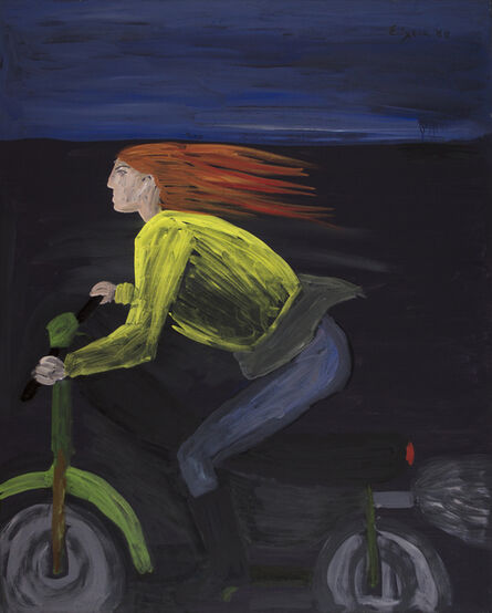 Celia Daskopoulou, ‘Untitled (Woman with Motorcycle)’, 1988