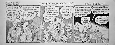 Bill Griffith, ‘TWIST AND SHROUD- daily strip’, 2011
