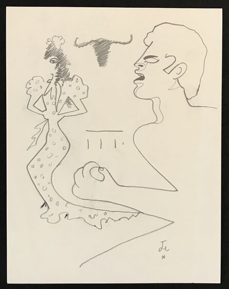 Jean Cocteau, ‘Man & Woman’, ca. 1955