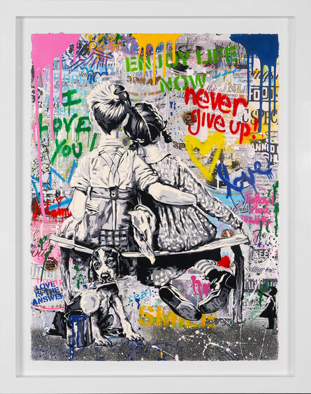 Mr. Brainwash, ‘'Work Well Together,' Unique Painting’, 2022