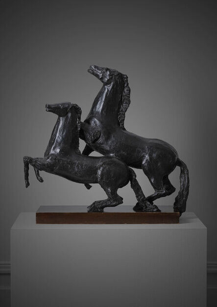 Lucio Fontana, ‘Cavalli che sequono la vittoria (Bozzetto)’, 1936