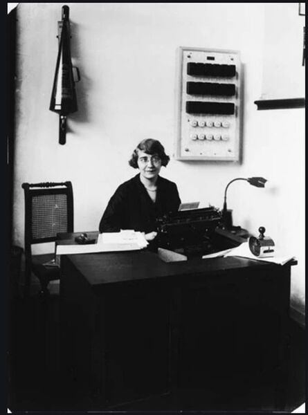 August Sander, ‘Shorthand-typist at a Savings Bank, Koln ’, 1928