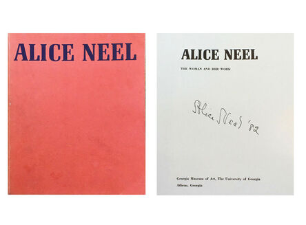 Alice Neel, ‘"ALICE NEEL", 1975/1982, Signed/Dated, Georgia Museum of Art Exhibition Catalogue’, 1975/1982