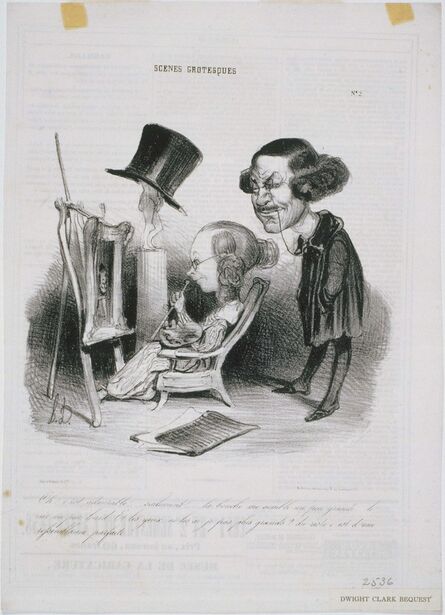 Honoré Daumier, ‘Scènes Grotesques: Oh! C'est admirable...’, 1839