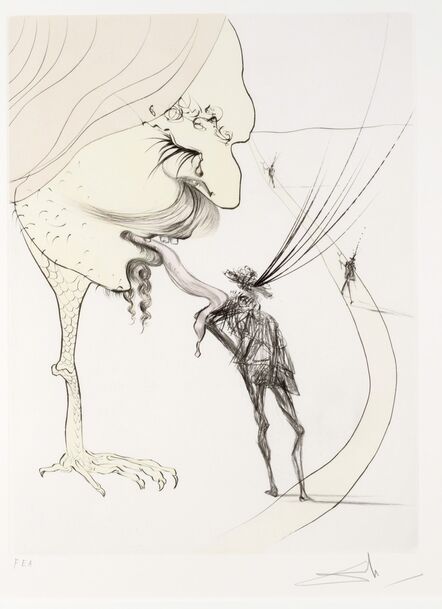 Salvador Dalí, ‘Picasso:  Un Billet Pour la Glorie from Apres 50 Ans du Surrealisme’