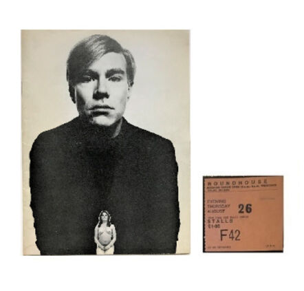 Andy Warhol, ‘'PORK' (London Play), 1971, Original PROGRAM & TICKET, The Round House London.’, 1971