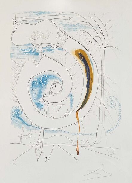 Salvador Dalí, ‘The Visceral Circle of the Cosmos’, 1974