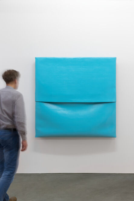 Angela de la Cruz, ‘Concrete Canvas (Light Blue)’, 2017