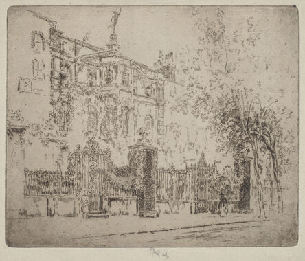 Joseph Pennell, ‘Rossetti's House’, 1906