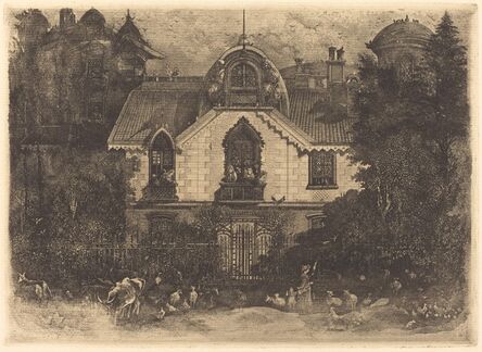 Rodolphe Bresdin, ‘The Haunted House’, 1871
