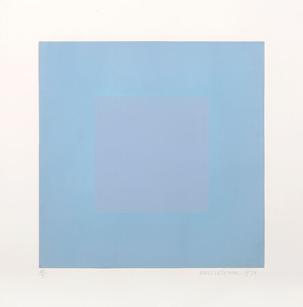 Richard Anuszkiewicz, ‘Light Blue with Light Blue’, 1979