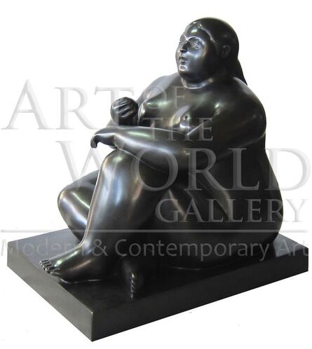 Fernando Botero, ‘Seated Woman with Apple’, 2012