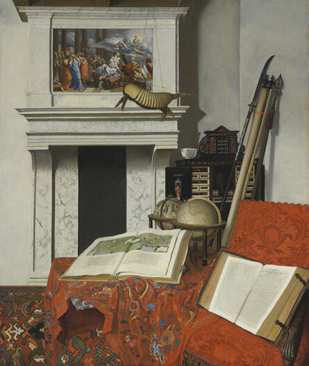 Jan van der Heyden, ‘Room Corner with Rarities’, 1712