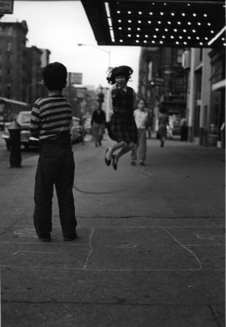 Jan Yoors, ‘Untitled (Girl Jumping Rope on 14th Street)’, 1961