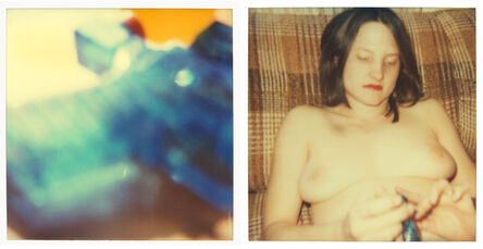 Stefanie Schneider, ‘Blue Water Pistol - Contemporary, Nude, Women, Polaroid, 21st Century, Blue’, 1999