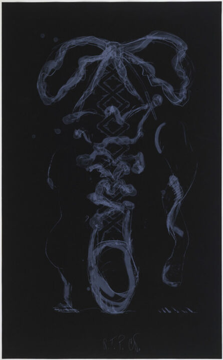 Claes Oldenburg, ‘Study For Sneaker Lace-Black’, 1991